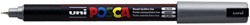 Paintmarker Uni POSCA PC1MR extra fijn zilver