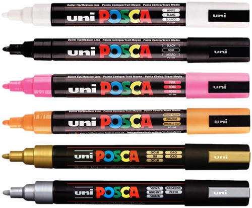 Paintmarker Uni POSCA PC5M medium roze-6