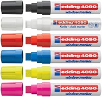 Krijtstift edding 4090 window schuin 4-15mmzwart bister à 1 stuk-3