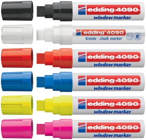 Krijtstift edding 4090 window schuin 4-15mm wit-2