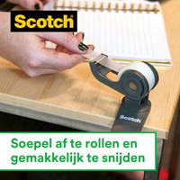 Plakband Scotch Magic 810 19mmx25m onzichtbaar + plakhandhouder-3