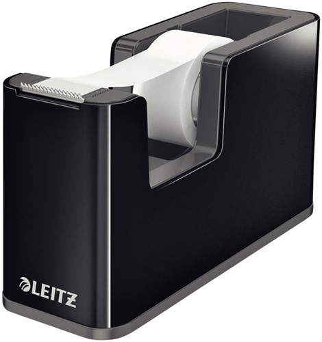 Plakbandhouder Leitz duokleur zwart/grijs