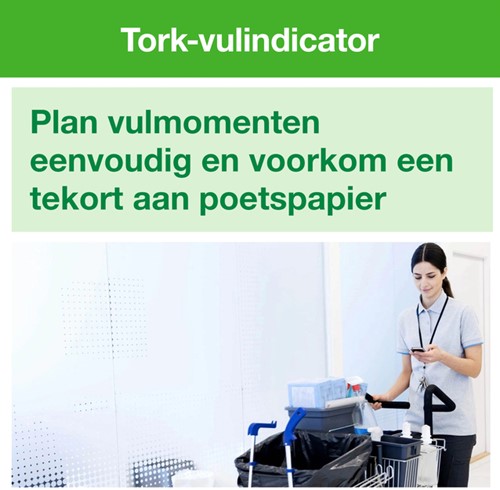 Poetspapier Tork M1 Advanced 1-laags 120m wit 100130-2