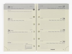 Agendavulling 2026 Brepols Brefax 27 7dagen/2pagina's