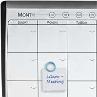 Whiteboard Nobo magnetische planner met prikbord van kurk 58,5x43cm-3