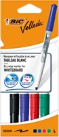 Whiteboardmarker Bic Velleda 1744 rond medium assorti 4 stuks