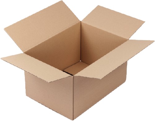 Amerikaanse vouwdoos CleverPack 250x250x250mm B-golf bruin 25 stuks-2