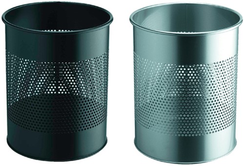 Papierbak Durable 3310-23 15 liter 165mm perforatie zilver-2
