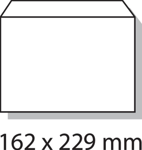Envelop Quantore bank C5 162x229mm wit 500 stuks-2