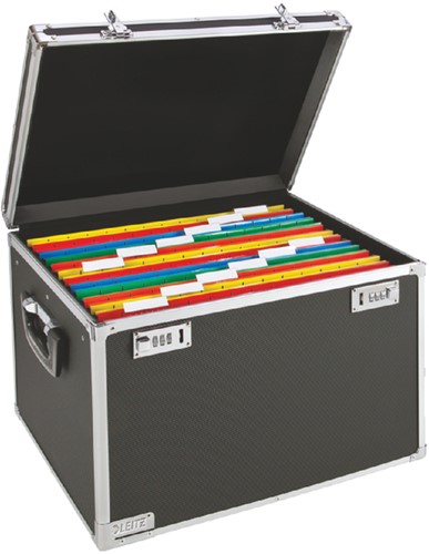 Hangmappenkoffer afsluitbaar Leitz 6714 zwart-2