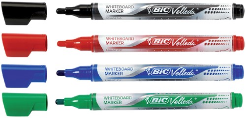 Whiteboardmarker Bic Velleda liquid rond medium groen-2