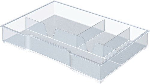 Inzetbak Leitz voor ladenbox transparant-2