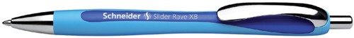 Balpen Schneider Slider Rave 0.6mm blauw/donkerblauw