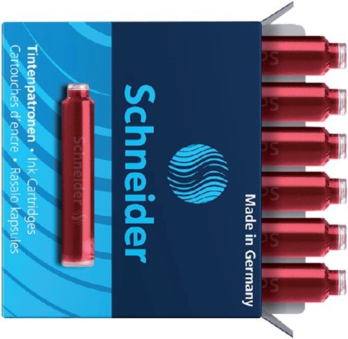 Inktpatroon Schneider din rood