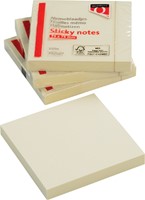 Memoblok Quantore 76x76mm geel 100 vel-1