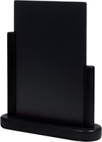 Krijtbord Securit 230x200x60mm zwart hout