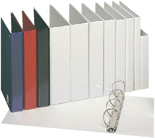 Presentatieringband Esselte Essentials panorama A4 4-rings D-mechaniek 25mm zwart-2
