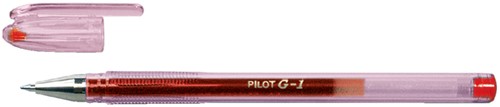 Gelschrijver PILOT G1 rood 0.32mm