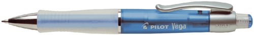 Balpen PILOT Vega transparant blauw 0.32mm
